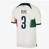 2022 2023 Portugalskie koszulki piłkarskie Bruno Fernandes Diogo J. Danilo Portuguesa 23 23 Joao Felix Football Shirt Bernardo Men Kit Kit Wersja Wersja Women 3xl 4xl
