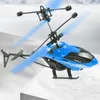 Aircraft électrique RC Suspension à deux canaux RC Hélicoptère Drop résistant Induction Charge Light Kids Toy Gift For Kid 221122