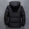 Parkas de plumón para hombre Chaqueta para hombre Abrigo Invierno Cálido Casual Otoño Cuello alto Puffer Sombrero grueso Pato blanco Parka Hombre WinterDown con capucha 221122