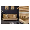 Housses de chaise velours tissu sans bras canapé-lit housse en peluche housses extensible canapé protecteur banc pli