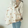 Jackets Summer Infant Baby Cloak Hooded Shawl Windproof Sun Protection Toddler Cartoon Bear Outerwear Coat Boys Girls Kids Cape Clothes