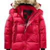 Мужчины зима Fourrure вниз по парке Homme Jassen Chaquetas Overwear Wolf Furceed Coode