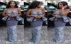 2019 Newest Fashion Shine African Evening Dresses Nigerian Styles Sheer Neck Peplum Floor Length Mermaid Prom Party Gowns9679862205k