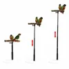 Autres fournitures pour animaux de compagnie Support d'oiseau Support de bureau en bois pour oiseau de compagnie Portable Formation réglable Support de meulage Rétractable Oiseau Aire de jeux Jouets pour 221122