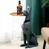 Nordic Decoration Home Figurine DogPallets StatuesCreative Living Room Sculpture Large Landing Dog Statue NordicStyle Decoration H220408