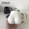 Mugs Creative Ceramic Mug Milk Taste Butt Body Shape Nude Lovely Cup Handle Design Desktop Storage Home Decoration Coffee Cups 221122