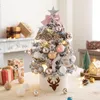 Christmas Decorations 45cm/60cm Tree LED Lights Glowing Desk Decoration 2022 Novelty Gift Ball Ornaments Room Home Decor Year