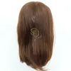 Wigs's Wigs Europe Womens Lunghezza per capelli da 14 pollici a fondo singolo Capelli Top Factory Wholesale all'ingrosso