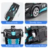 RC Robot 2in1 Electric Car Transformation Robots One key Deformation Outdoor Remote Control Sports Model Children Boys Toys 221122