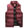 Herenvesten katoenvest winterjassen man dikke mouwloze jassen mannelijke warme gewatteerde waastcoat gilet veste homme 221122