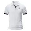 Men's Polos Summer Short Sleeve Basic Lapel Polo Shirt Coconut Embroidered TShirt Top 221122