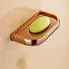 Badaccessoire set Rose Gold Badkamer Hardware Soild Messing handdoekrek/Ringpapier/toiletborstelhouder Soap Glasglasplank Luxe