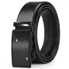 أحزمة حزام رجال PU Leather Business Automatic Buckle Black للرجال جودة الخصر الذكور