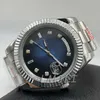 MENS Automatyczne zegarki mechaniczne klasyczny styl 41 mm pełny pasek ze stali nierdzewnej Pearl Face Złoty zegarek Supphire Super Luminou324Ioringnal Suit