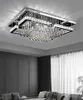 Led Chandeliers Modern crystal ceiling lights living room luxury silver light bedroom leds Lamps dining Fixtures kitchen