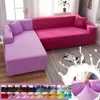 Cubiertas de silla Cubierta de sofá ajustable Sofá de color sólido Loveseat Toalla de esquina de alta calidad Muebles Chaise