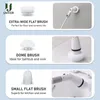 Cleaning Brushes Electric Turbo Scrub Waterproof Cleaner Charging Rotating Scrubber Bathroom Tools Set 221122