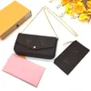 Designer Bag Woman Shoulder Bags Fashion Handbag 3-piece set Purse Wallet Genuine Leather Women Messenger cross body chain