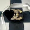 High-end niche accessories temperament simple letter brooch anti-glitter pin corsage