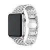 Smart Bandjes Seven Bead Dragon Patroon Armband Chain Link Band fit iWatch 8 7 6 5 4 SE Band voor Apple Watch Series 38/40/41mm 42/44/45mm Horlogeband