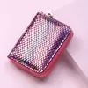 Portefeuilles mode Sequin Design femmes pochette femme argent porte-monnaie Mini court marque petit portefeuille multi-carte Bit porte-carte