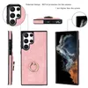 Fundas de teléfono a prueba de golpes para Samsung Galaxy S22 S21 S20 Note20 Ultra Note10 Plus, funda Retro de cuero PU con soporte y ranuras para tarjetas