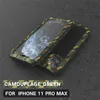 Para casos de prote￧￣o para iPhone, capa de choque de Shell Shell R-Just Armour Heavy Duty Metal Aluminium 13 12 11 Pro Max XR 8 6s Plus