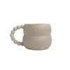 Kupalar Yaratıcı Seramik Kupa Sevimli Kahve Kupası İskandinav Ev Dekoru El Yapımı Sanat Süt Çay İçmek Yazılımları Kişiselleştirilmiş 221122