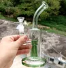 8.5 pulgadas de vidrio transparente Bong pipas de agua con brazo árbol Perc Shisha Dab Rig hembra 14 mm pipas para fumar