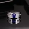 Bague d'ouverture de trésor coloré incrusté pour hommes, bagues classiques de styliste en acier titane pour femmes, cadeaux de luxe, bijoux pour femmes et filles