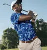 Polo da uomo Polo da golf da uomo britannica con stampa digitale 3D polo in cotone con risvolto polo di marca di moda di fascia alta primavera top Tshirt 221122