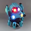 RCロボット面白いエレクトリックダンスミュージックライトウォーキングスパイダードールズおもちゃお子様のおもちゃ
