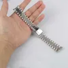 Bracciale con cinturino a vite solido 316L di alta qualità con maglie a vite Giubileo con chiusura in argento da 20 mm per Master II2499