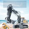 Electric RC Car Excavator Truck 1 20 11ch Crawler 2 4G Engineering Vehicle Toy Remote Control för pojkar Elektroniska gåvor 221122