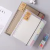 Anteckningar A4A5B5 Loose Leaf Binder Notebook Refillable 4 Inners Valfri Diary Agenda Planner Office School Supplies Stationery 221122