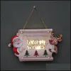 Christmas Decorations Christmas Decoration Doorplate Led Lamp Party Wall Decorations New Year Festival Supplies Props Decor 15 8Jy D Dhzgu