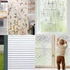 Window Stickers Privacy Film Frosted Glass Sun Blocking Non-Adhesive Heat Control Removable Home