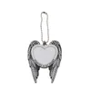 Sublimation Car Charm Pendants Party Favor Valentine's Day Ornament Heart in Hands Blanks for Heat Press