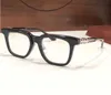 新しいファッションデザインスクエアフレーム光学アイウェア8127レトロシンプルで寛大なスタイルボックス付きハイエンドメガネは処方レンズを行うことができます
