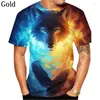 Herren T-Shirts 2022 Männer und Frauen Sommer Freizeithemd Est Mode 3D-gedrucktes Tier Niedliche atmungsaktive Tops