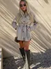 Kvinnorsjackor willshela höst vinterjacka långa ärmar bälte varma förtjockas casual mode high street coat outfits tops 221122