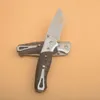 Promoción G1123 Cuchillo plegable de supervivencia D2 Satin Drop Point Blade G10 con mango de acero inoxidable Acampar al aire libre Senderismo EDC Pocket Folder Knives