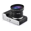 Цифровые камеры 4 -дюймовая камера Ultra HD 24 миллионов пикселей 1080p 12x оптический Zoom Mini Mini Single IPS нажатие экрана SLR