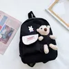 Sırt çantaları karikatür ayı oyuncak okul çantası kız için sevimli çocuklar anaokulu okul çantaları çocuklar erkek çocuk kitap çantaları seyahat gündüz 221122
