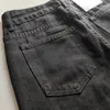 Jeans da uomo Y2K Emo Fashion Nero Streetwear Ricamo Pantaloni dritti larghi e larghi Pantaloni Hip Hop Denim Pantaloni maschili Abbigliamento uomo 221122