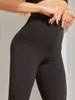 Leggings femininos de cintura alta preta fitness slim treping legging sportswear 221122