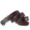 Belts Name Brand Men's Leather Metal Automatic Buckle High Quality Belt Leisure Business LY136-22000-1