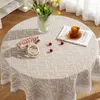 Table Cloth Lace White Tablecloth Multi-color Round Square Coffee Desk Indoor Outdoor El Party Picnic