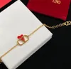 2023New Luxury Chains Fashion Designer Jewelry 18k Gold Miltated -Stainsess Steel Coupleded Wedding BraceletsギフトアクセサリーWholesale4