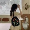 HBP Totes Handv￤skor Summer Tulpan Ins Korean Style Foaming Color Contrast Handv￤ska Little Fresh Student Shopping Ny liten publik ARMPIT BAG 221116